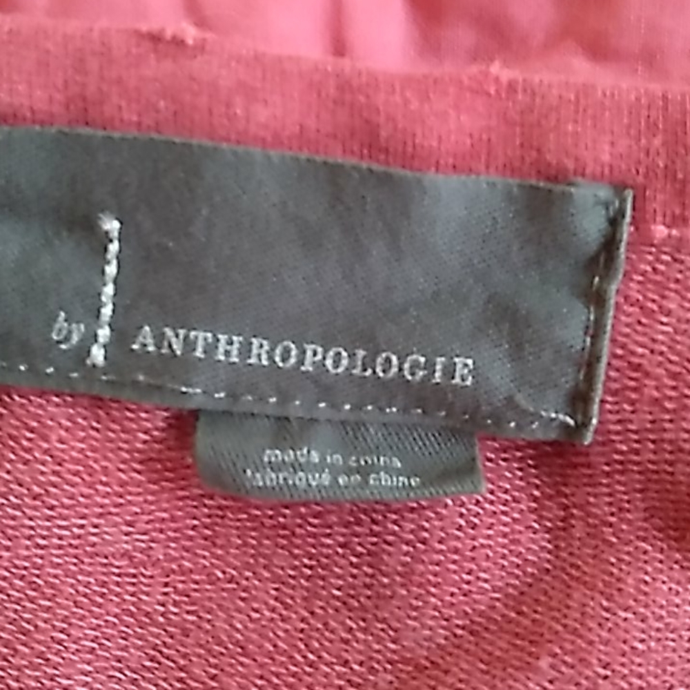 Vintage Anthropology Sweatshirt With Ruffeld Sleeves - Picture 5 of 8